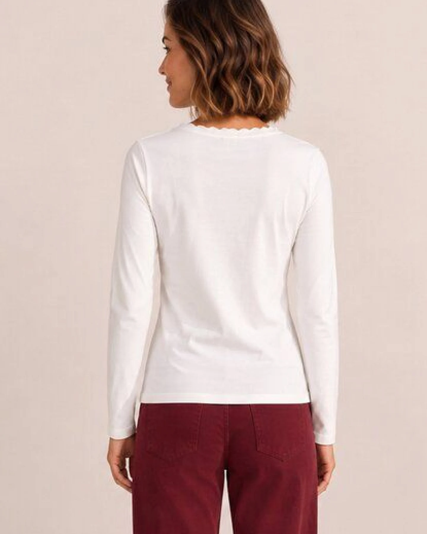 LANA Organic Bio Baumwollshirt, Modell Conny – Ansicht 4