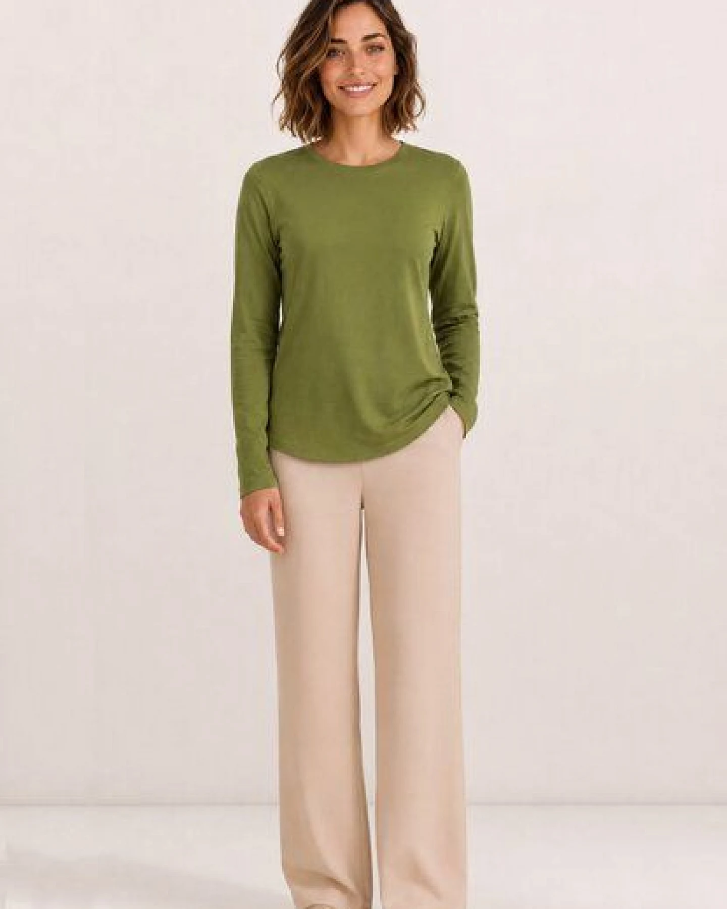 LANA Organic Bio Langarmshirt, Modell Nadja – Ansicht 2