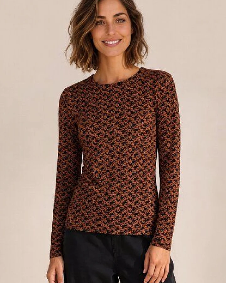 LANA Organic Bio Langarmshirt, Modell Nina