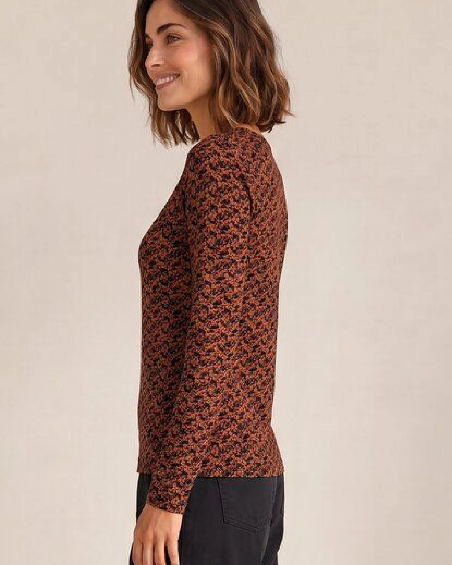 LANA Organic Bio Langarmshirt, Modell Nina – Ansicht 3