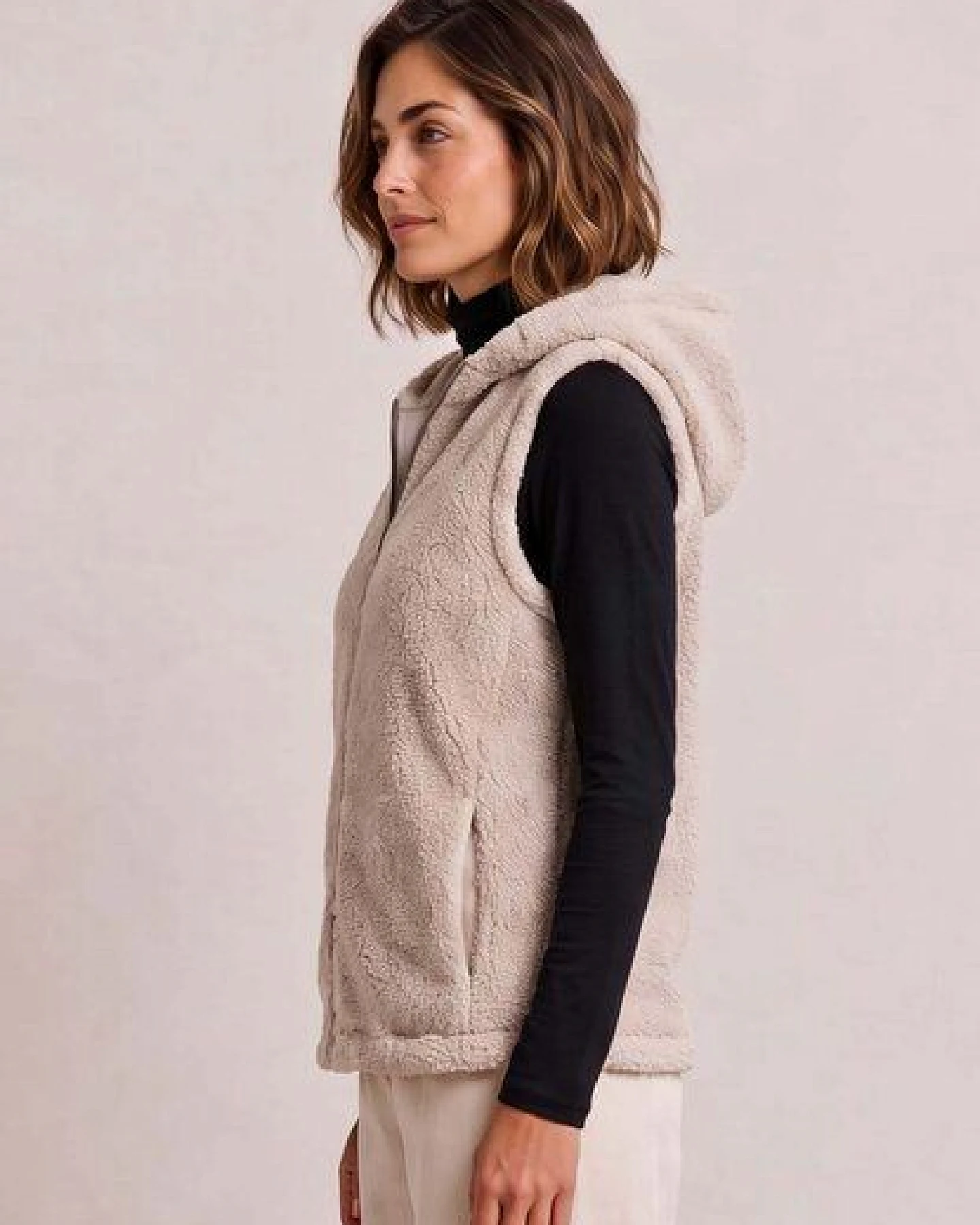 LANA Organic Wollweste, Modell Skylar – Ansicht 3
