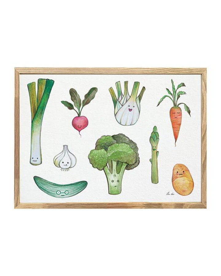 Kunstdruck »Gemüsebeet« von LIGARTI