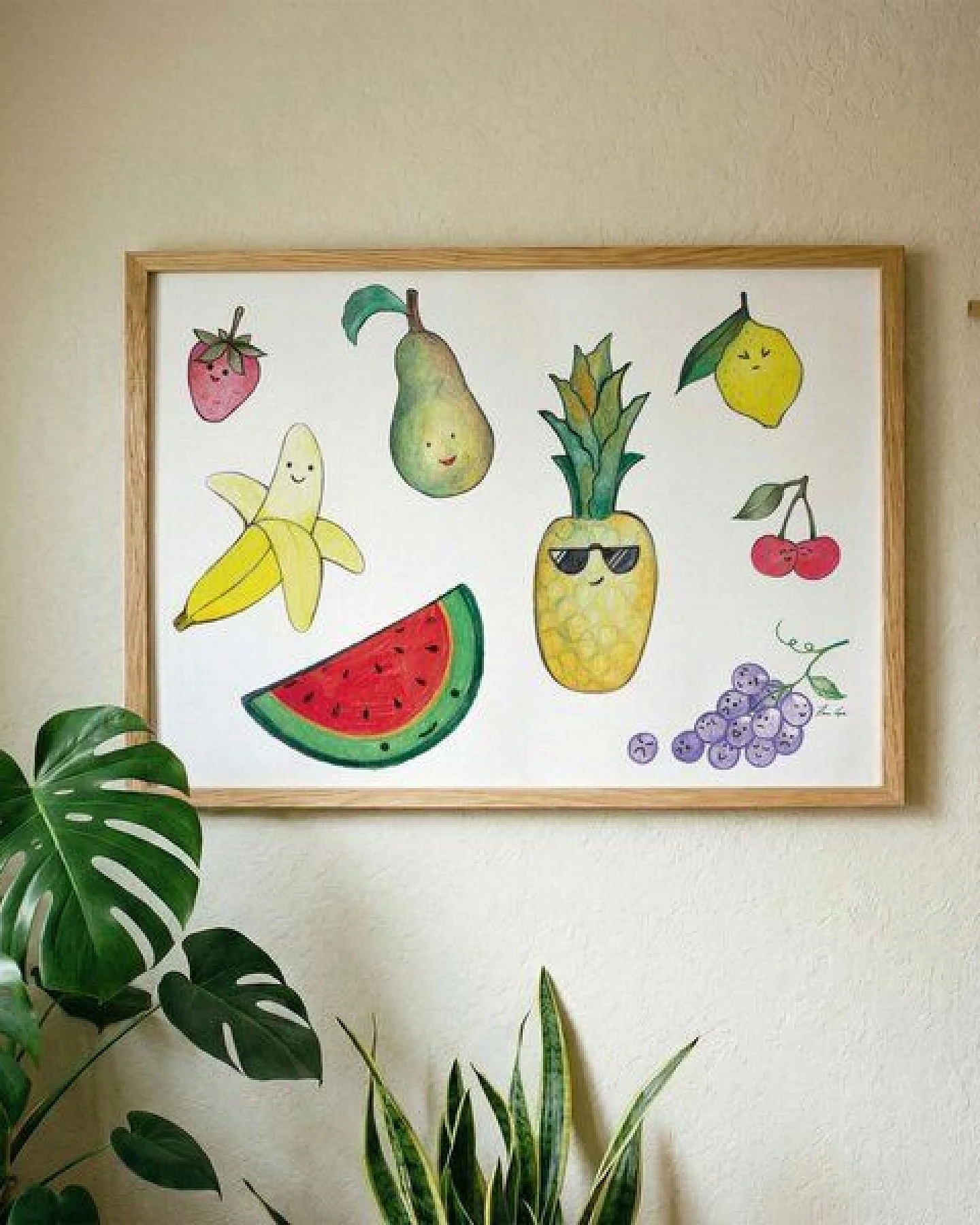 Kunstdruck »Obstsalat« von LIGARTI – Ansicht 2