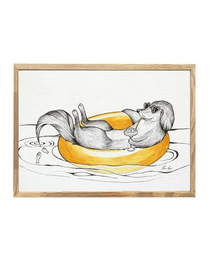 Kunstdruck »Urlaubshund« von LIGARTI
