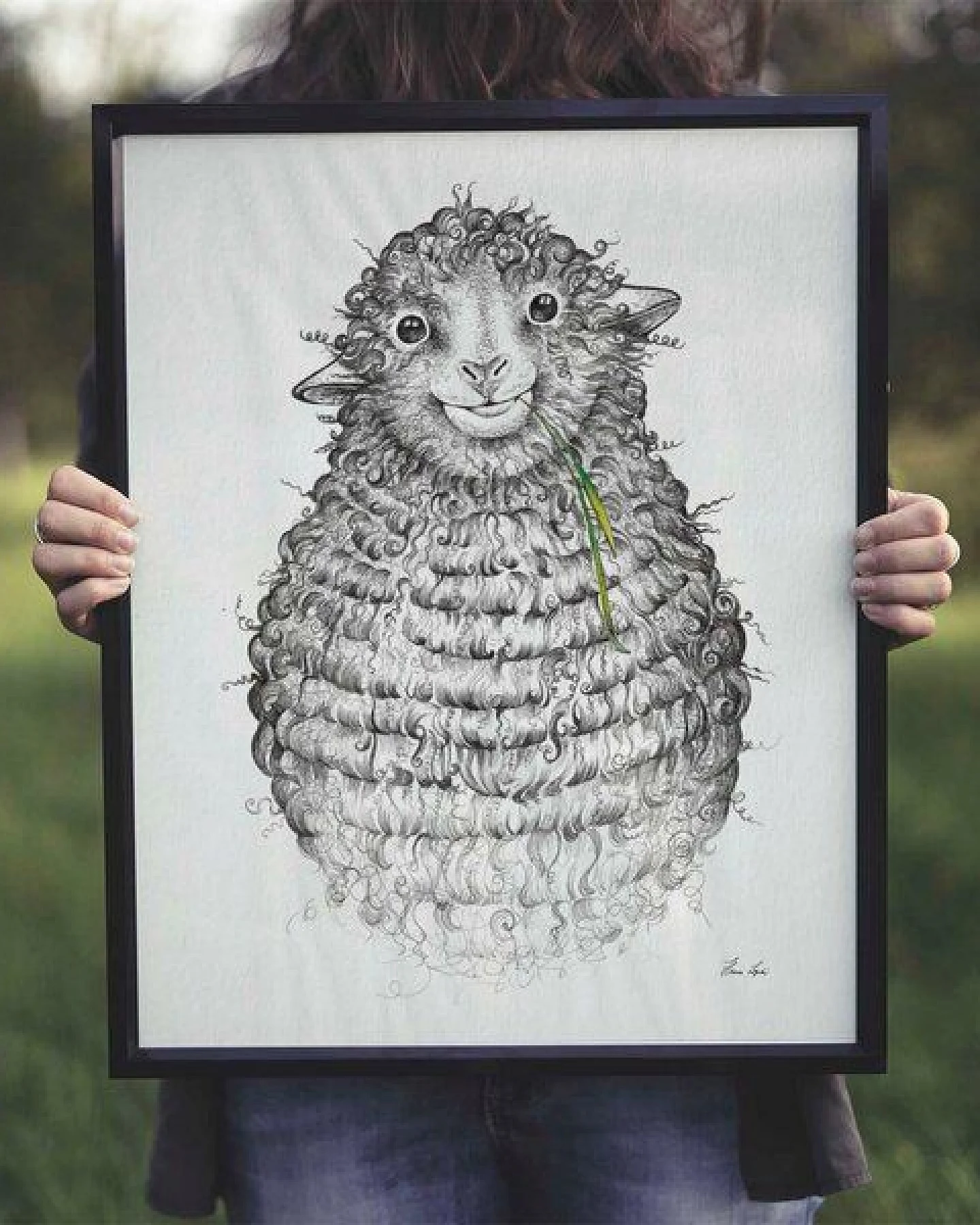 Kunstdruck »Wollfried« von LIGARTI – Ansicht 2