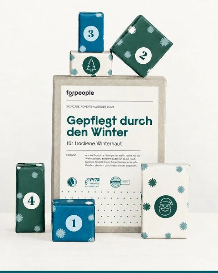 Skincare Adventskalender 2026 - 6 volle Größen statt 24 Kleinigkeiten - forpeople