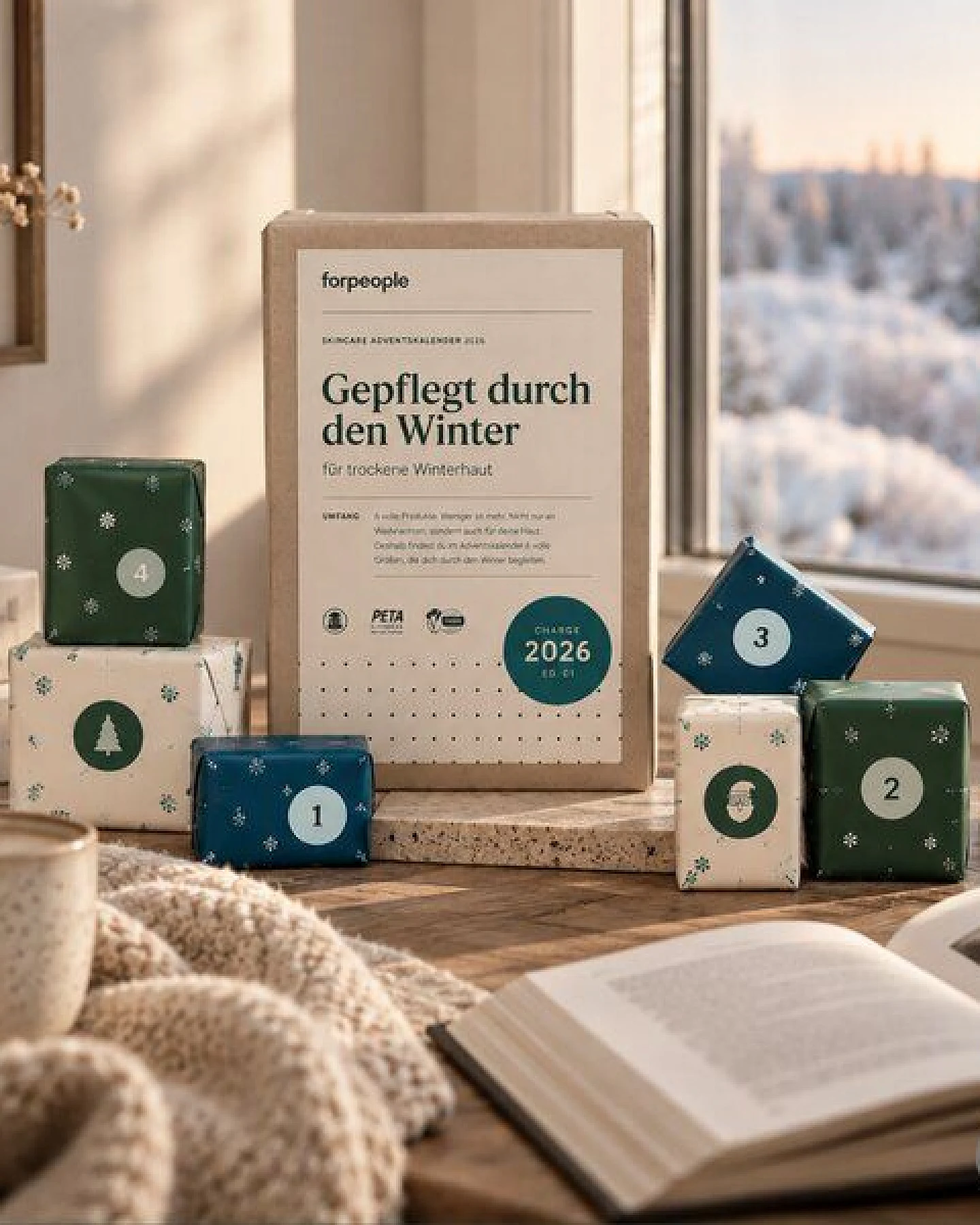 Skincare Adventskalender 2026 - 6 volle Größen statt 24 Kleinigkeiten - forpeople – Ansicht 4