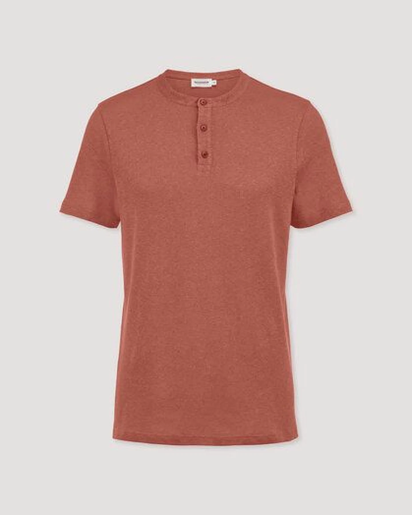 hessnatur Henley Shirt Regular aus Bio-Baumwolle und Leinen – Ansicht 4