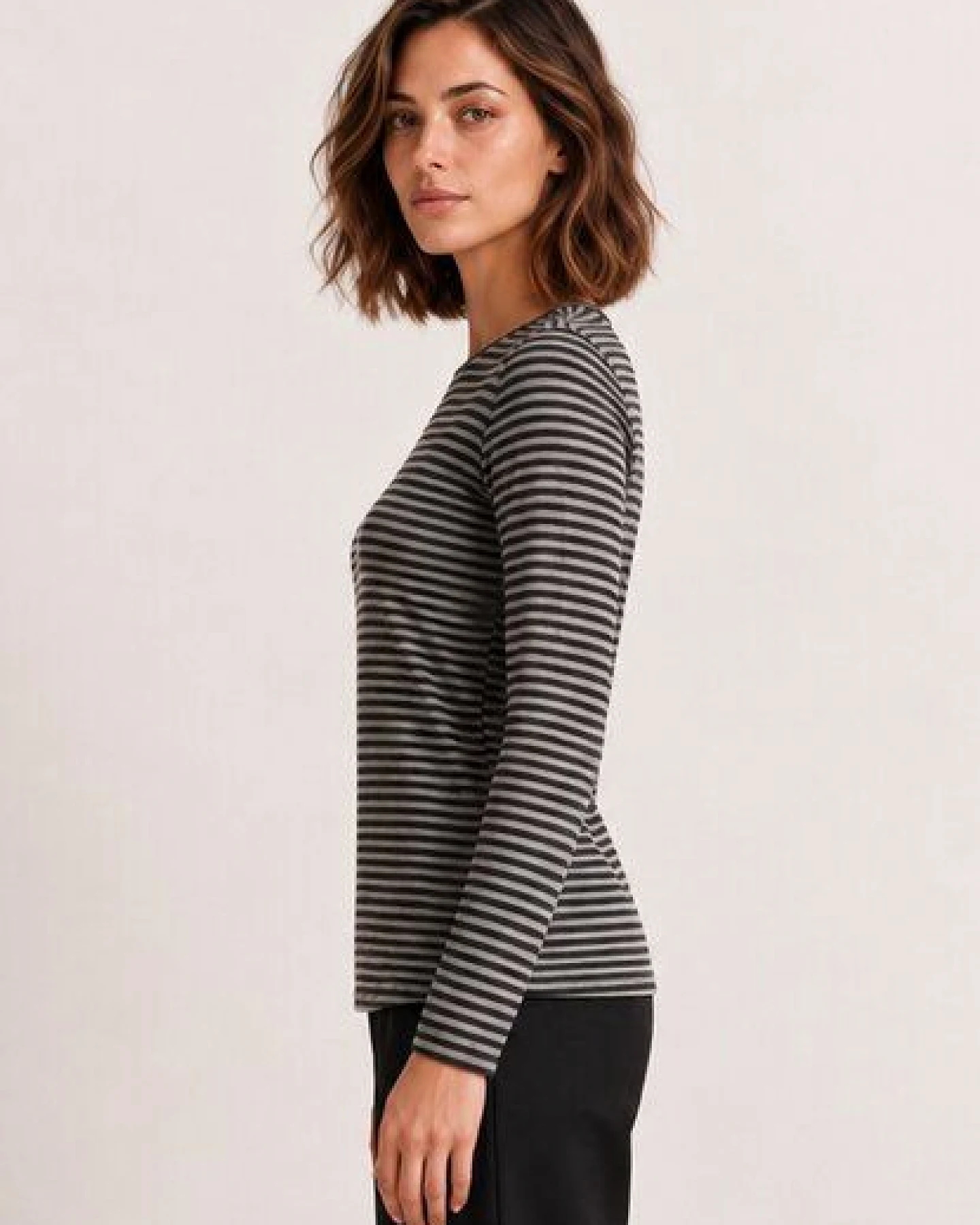 LANA Organic Bio Langarmshirt, Modell Iblis – Ansicht 3