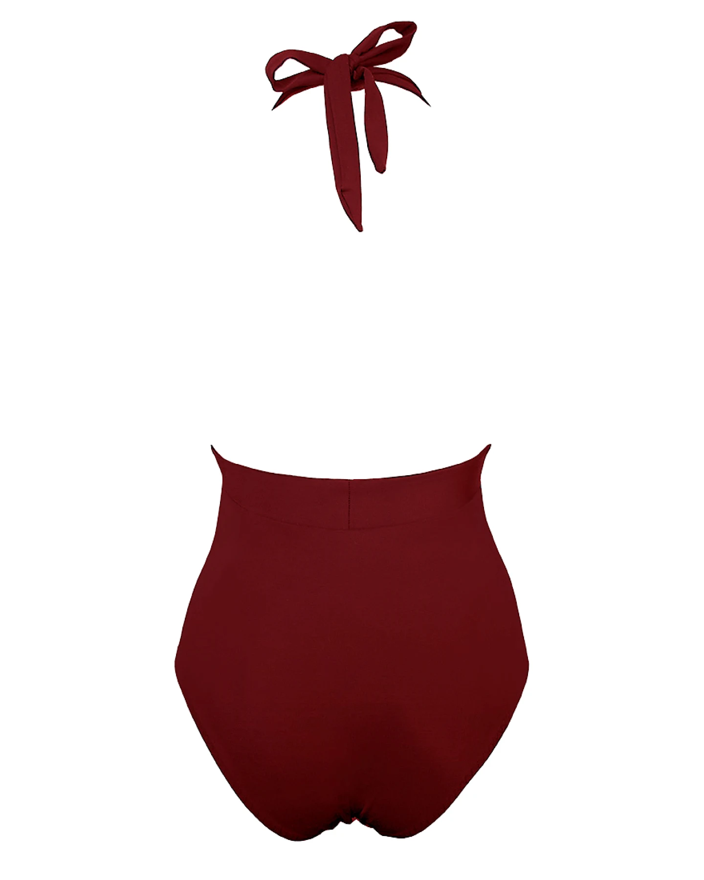 Anekdot Damen vegan Badeanzug Lunar Merlot – Ansicht 2