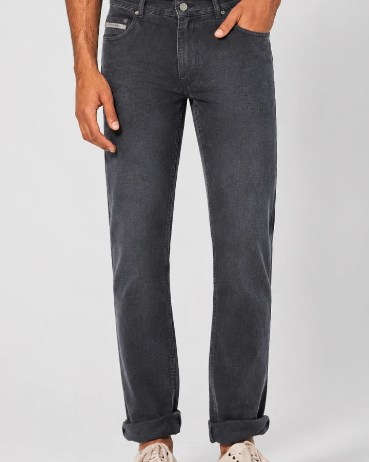 Hempage Herren vegan Jeans Anthrazit
