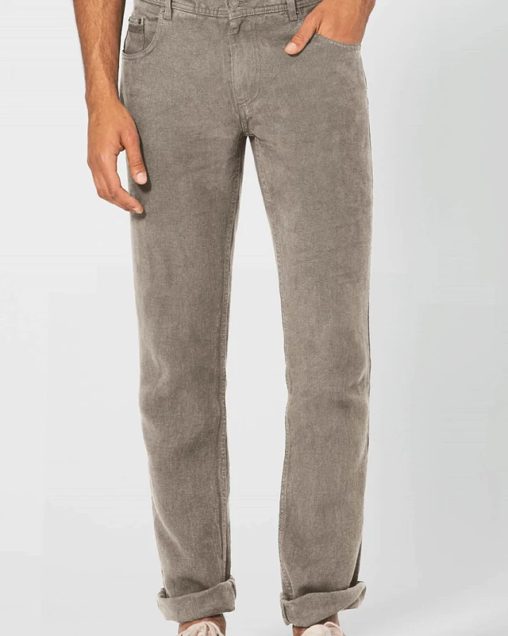 Hempage Herren vegan Jeans Asphalt Hellgrau
