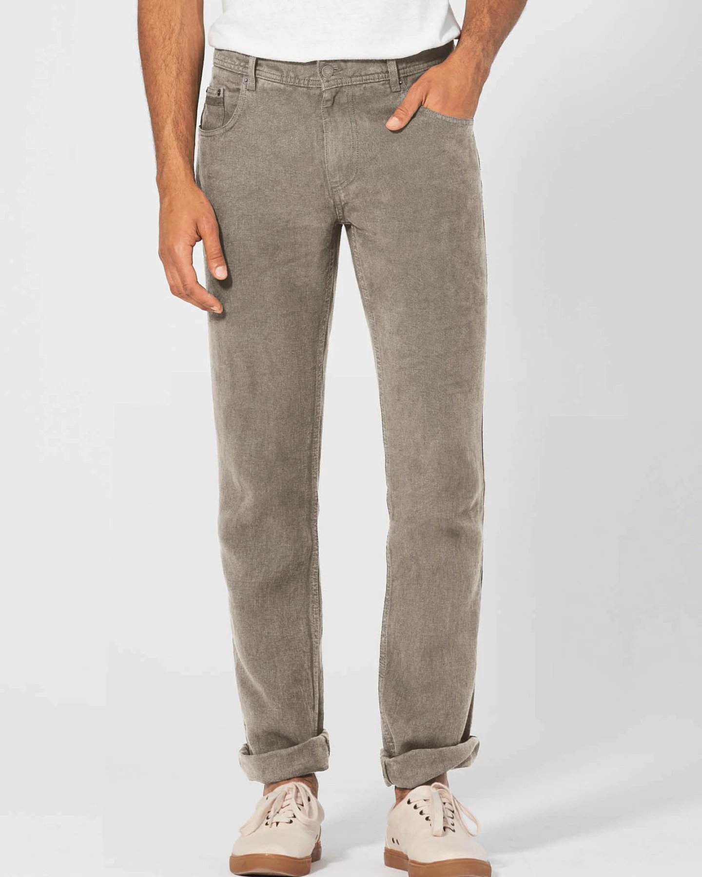 Hempage Herren vegan Jeans Asphalt Hellgrau – Ansicht 2