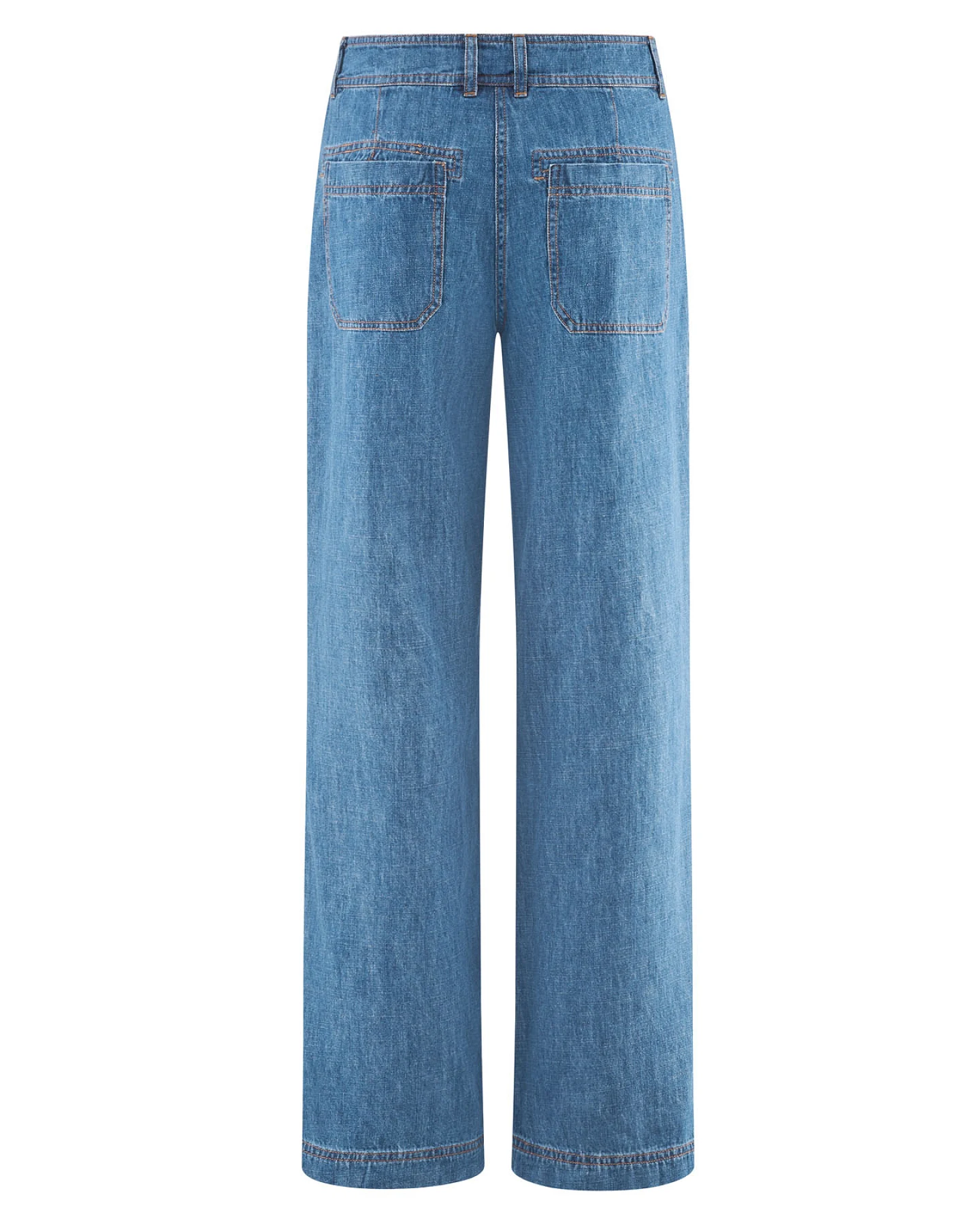 Hempage Damen vegan Jeans Mit Geradem Bein Uniblue – Ansicht 2