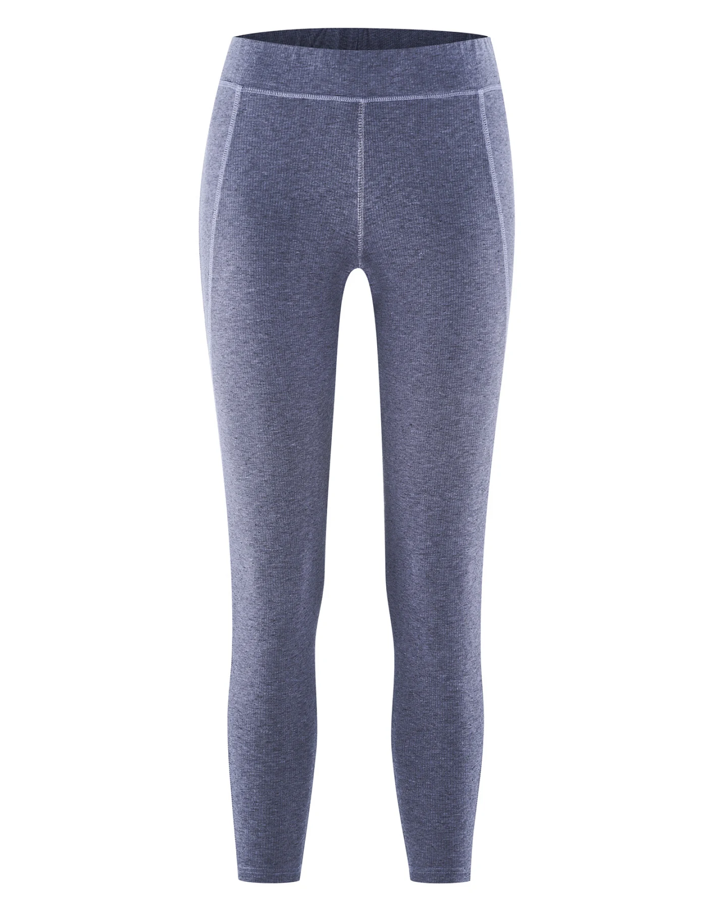 Hempage Damen vegan Yoga Leggings Melange Lavendel – Ansicht 2