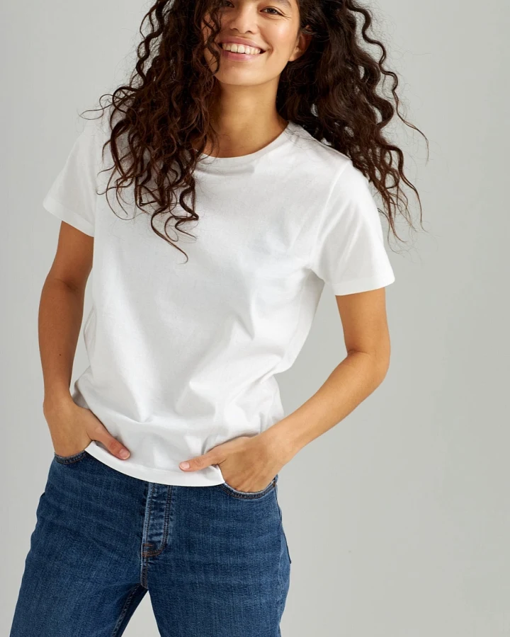 ThokkThokk Damen vegan 10er-Pack T-Shirts Weiß