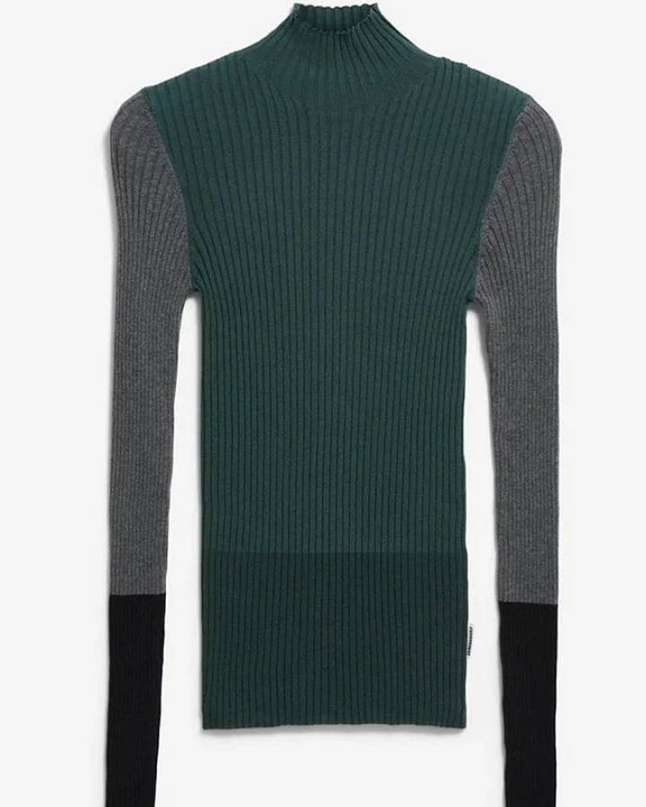 ARMEDANGELS Damen vegan Top Alaania Patch Midnight Reef