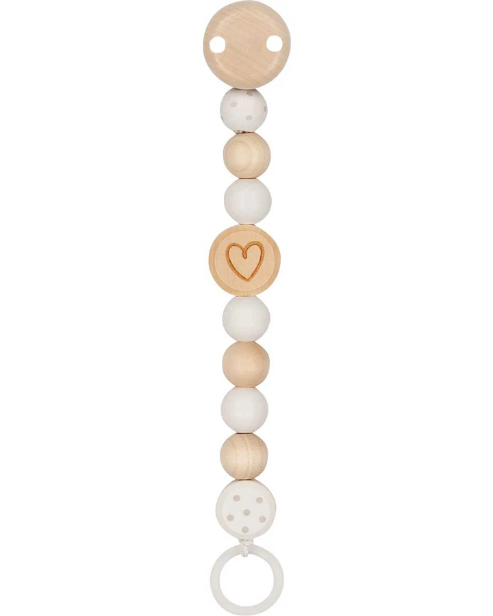 goki baby - Schnullerkette Herzchen