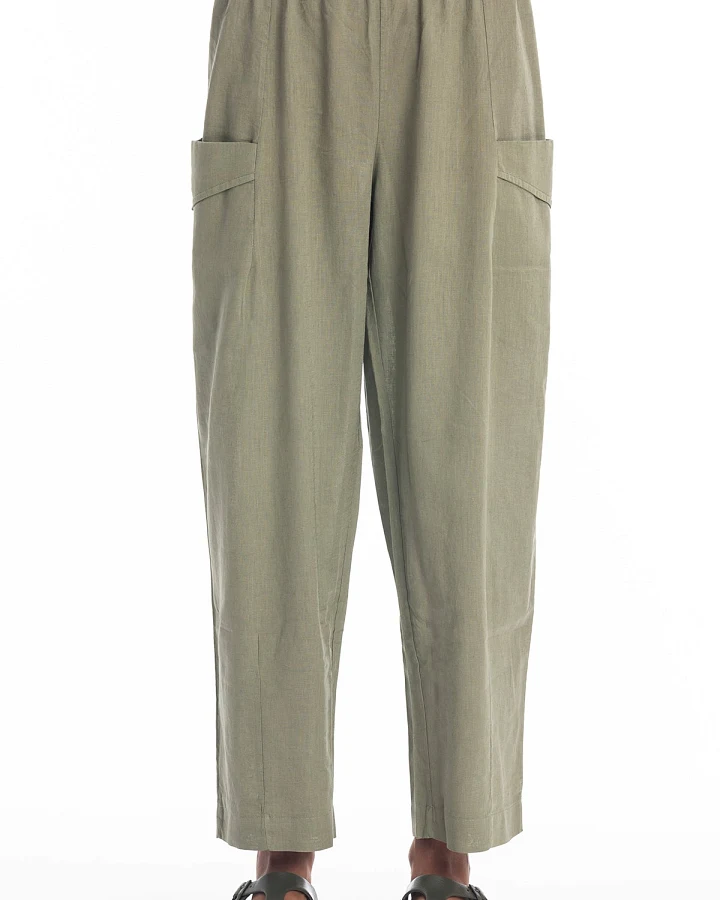 RAVENS VIEW IBIZA Damen vegan Hose Bosa Khaki Grün