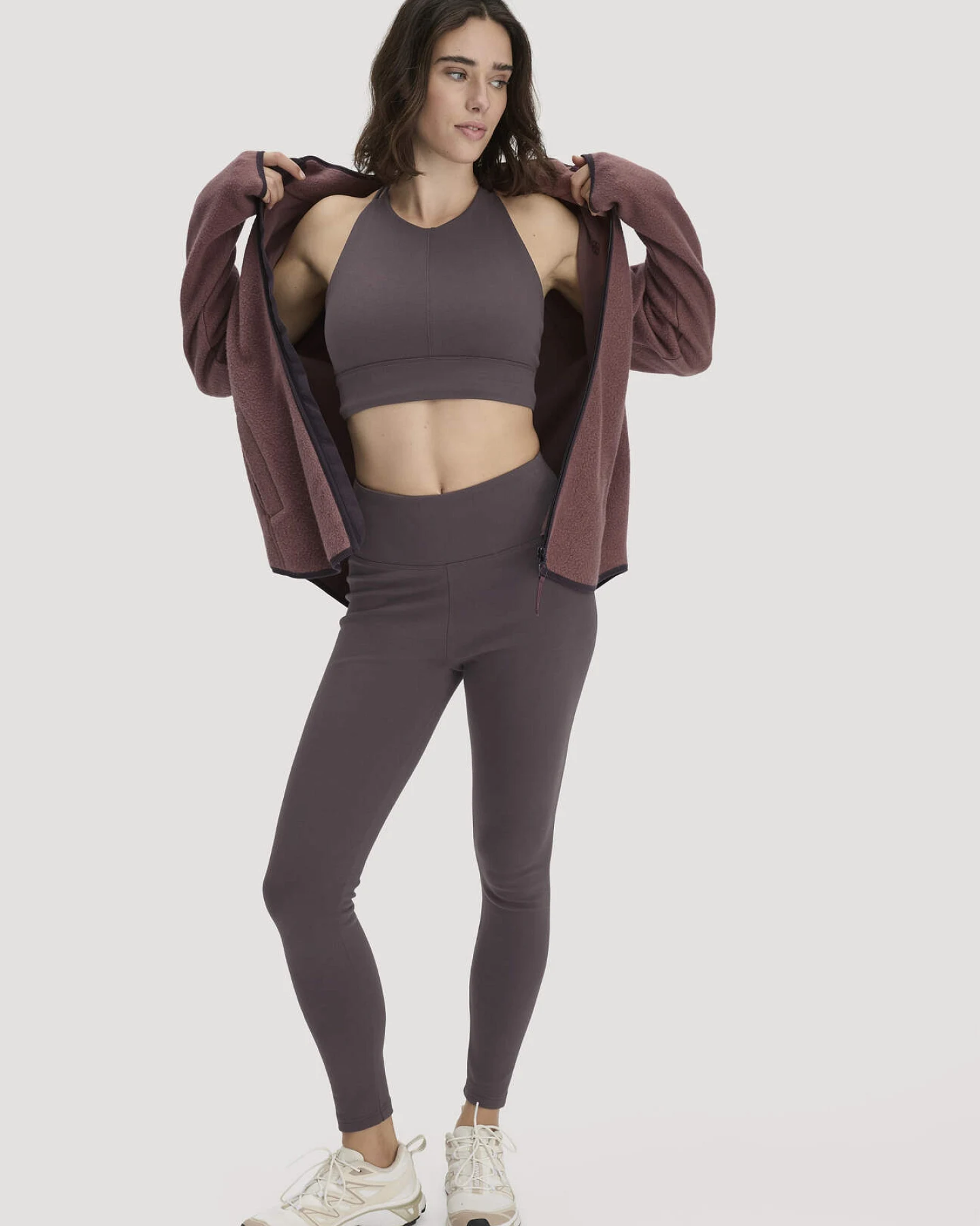 hessnatur Loungewear Bustier ACTIVE COMFORT aus Bio-Baumwolle - braun - Größe 46 – Ansicht 2
