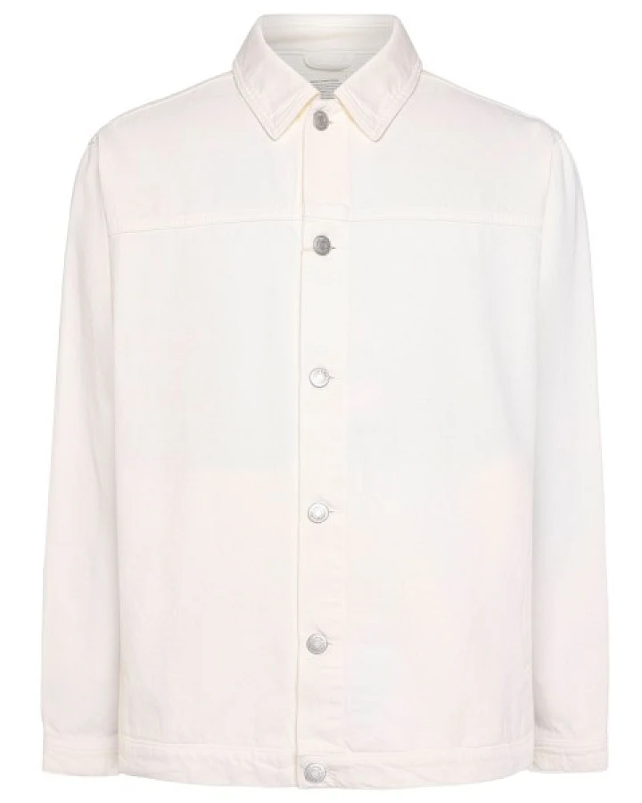 KnowledgeCotton Apparel - Twill Workwear Jacket - Freizeitjacke Gr L weiß