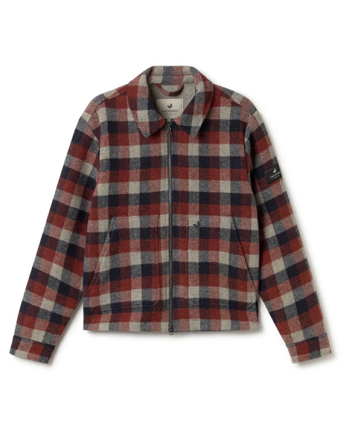 TWOTHIRDS - Ballycuggeran - Wolljacke Gr M braun