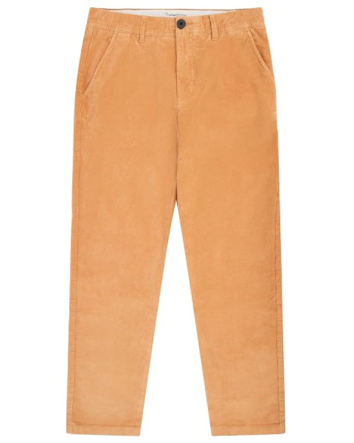KnowledgeCotton Apparel - 14 Wales Chuck Corduroy Chino - Freizeithose Gr 38 orange