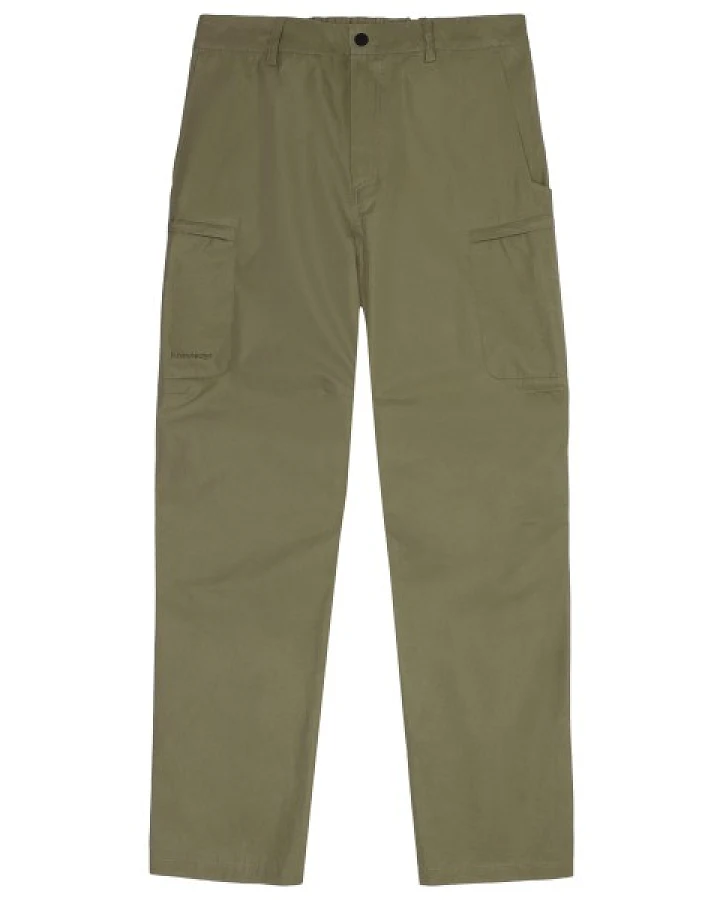 KnowledgeCotton Apparel - Vent Canvas 200 Classic Pants - Trekkinghose Gr XXL oliv