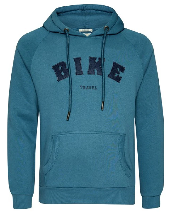 GreenBomb - Bike Travel Trek Hoodie - Hoodie Gr S blau