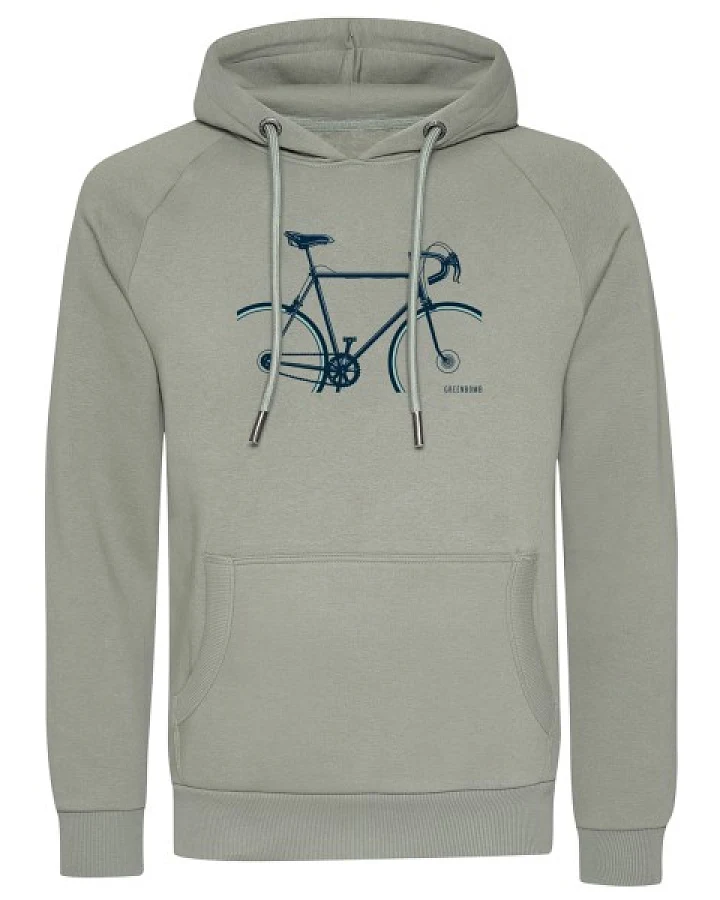GreenBomb - Bike Crop Trek - Hoodie Gr L grau