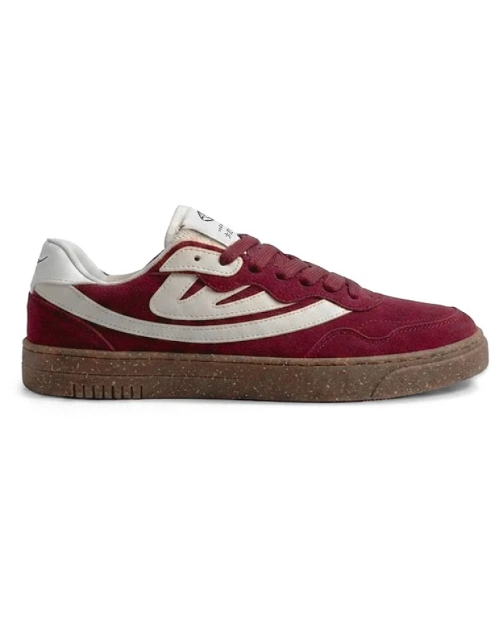 MoEa - Veyron Low Mushroom - Sneaker Gr 37 braun/rot