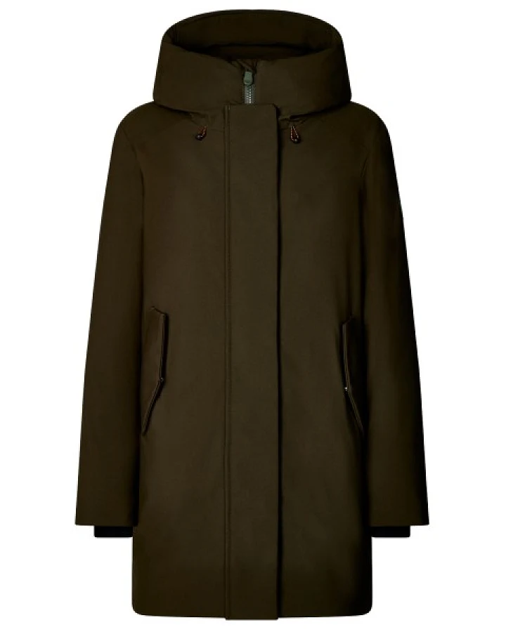 Save the Duck - Women's Nellie - Mantel Gr 2 - M oliv/schwarz
