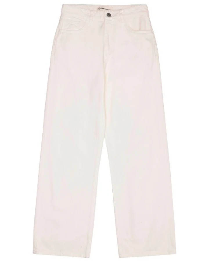 KnowledgeCotton Apparel - Women's Gale 5-Pocket Pants - Freizeithose Gr 30 - Length: 32'' weiß