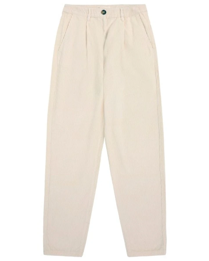 KnowledgeCotton Apparel - Women's Chloe 8 Wales Corduroy - Freizeithose Gr 28 beige