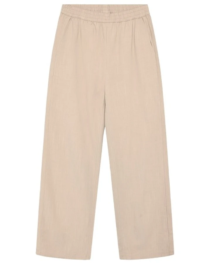 KnowledgeCotton Apparel - Women's Posey Linen-Mix Pants - Freizeithose Gr XS beige
