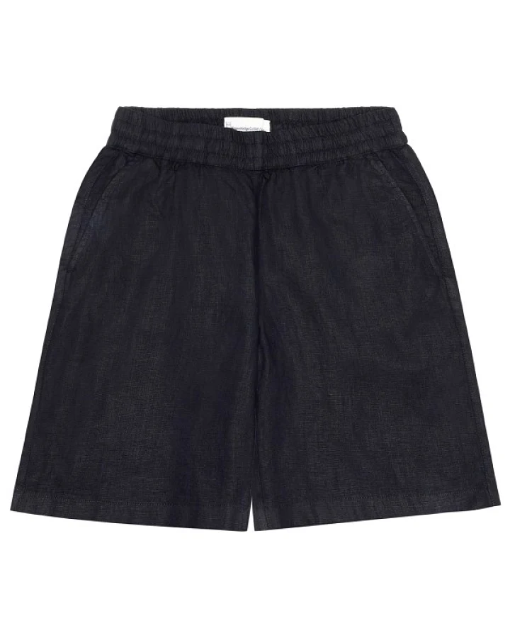 KnowledgeCotton Apparel - Women's Posey Wide Mid-Rise - Shorts Gr XXL schwarz