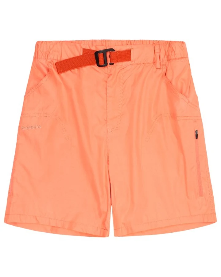 KnowledgeCotton Apparel - Women's Vent Ribstop Light Shorts - Shorts Gr S rot