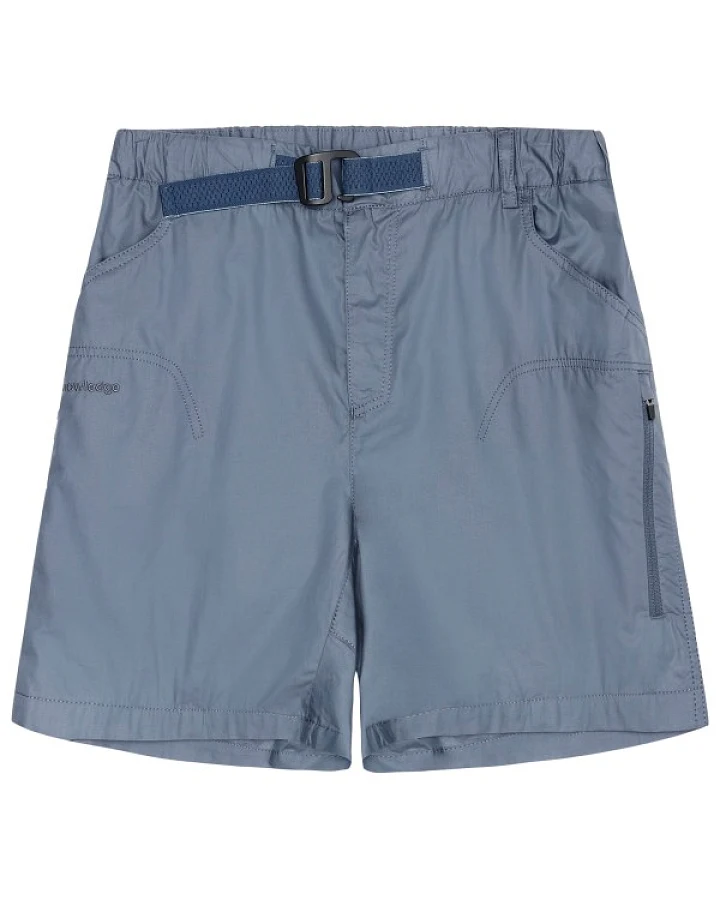 KnowledgeCotton Apparel - Women's Vent Ribstop Light Shorts - Shorts Gr XL grau