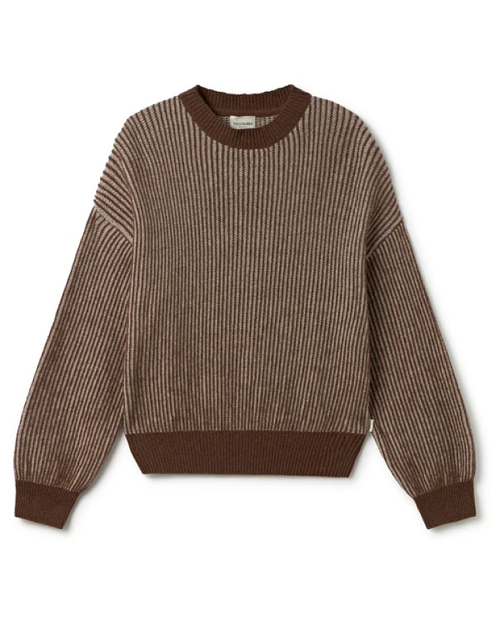 TWOTHIRDS - Women's Murvagh - Wollpullover Gr XS braun