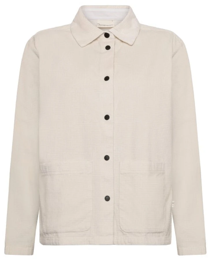KnowledgeCotton Apparel - Women's 8 Wales Corduroy Overshirt - Bluse Gr XS beige