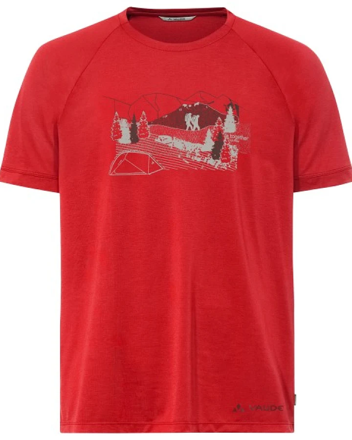 Produktseite: Vaude - Gleann T-Shirt II - T-Shirt Gr M rot