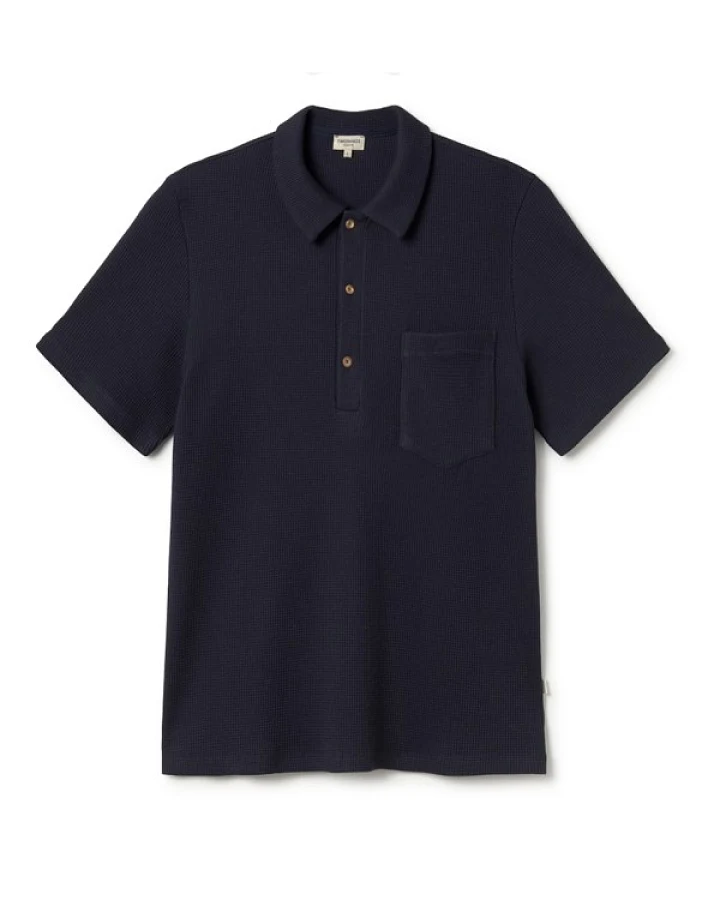 TWOTHIRDS - Canning - Polo-Shirt Gr L blau