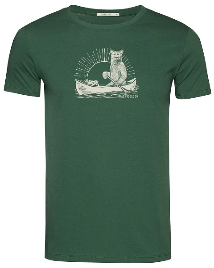 GreenBomb - Bear Canoe Guide T-Shirt - T-Shirt Gr S grün
