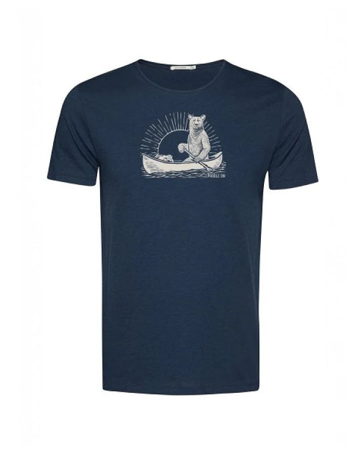 Produktseite: GreenBomb - Bear Canoe Guide T-Shirt - T-Shirt Gr S blau