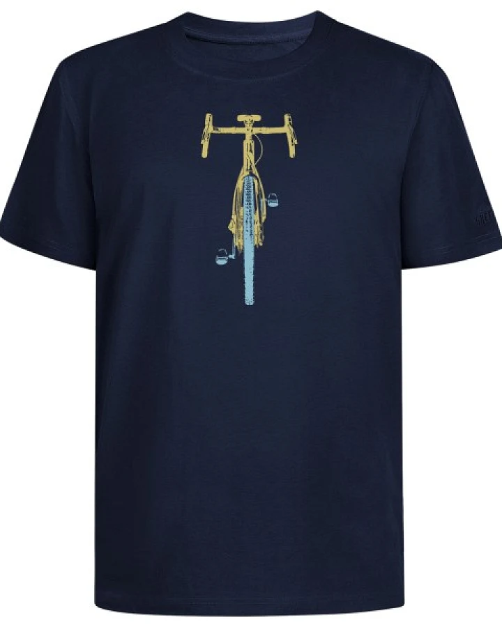 GreenBomb - Bike Front Stamp Fusion T-Shirt - T-Shirt Gr S blau