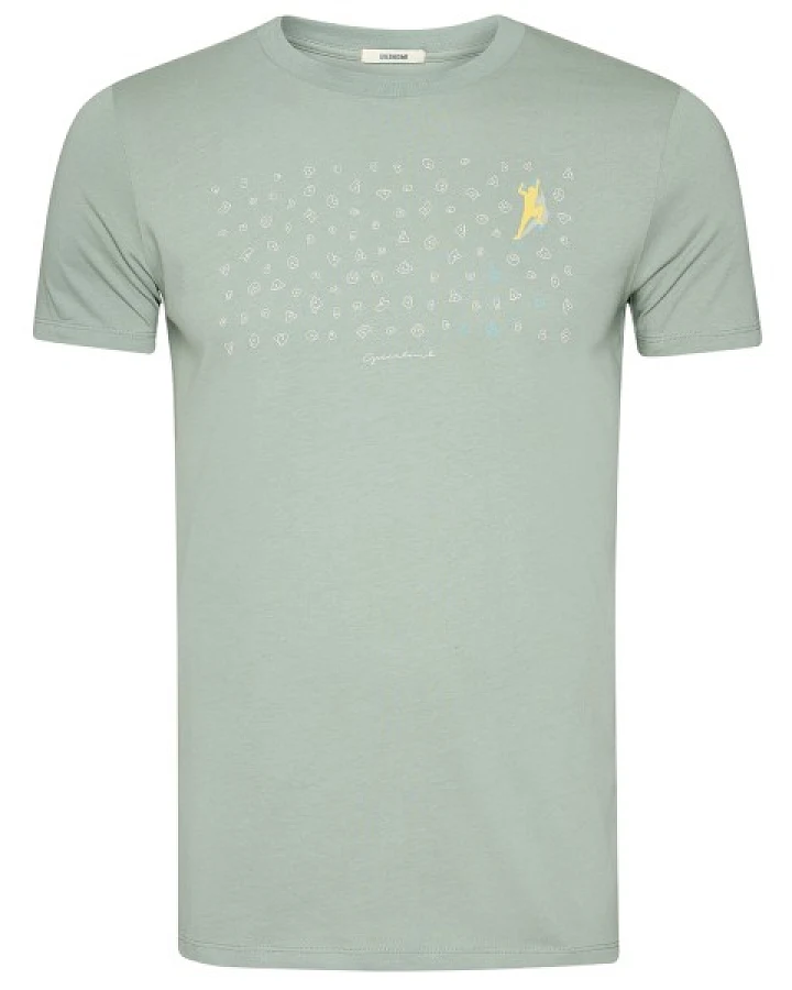 GreenBomb - Lifestyle Boulderer Guide - T-Shirt Gr S grau