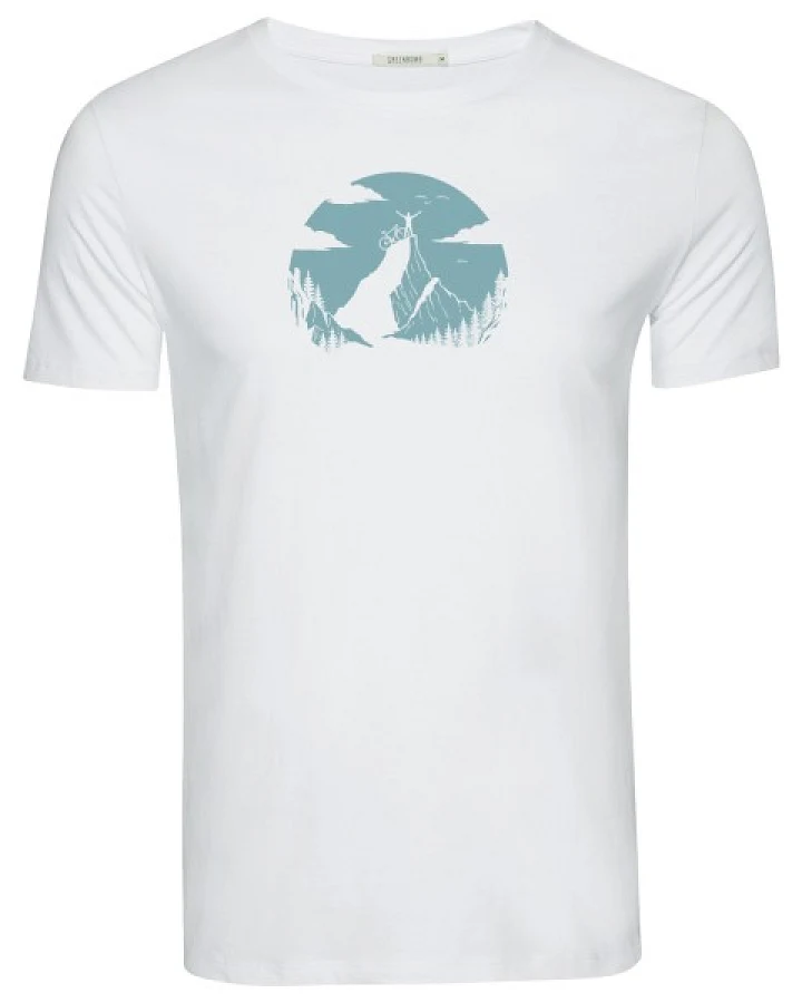 GreenBomb - Nature Clouds Ride Guide T-Shirt - T-Shirt Gr S weiß