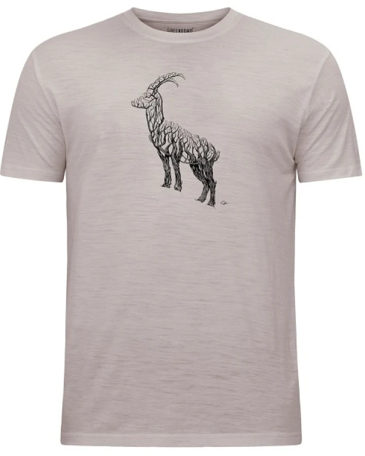 GreenBomb - Animal Ram Loom - Merinoshirt Gr M gelb