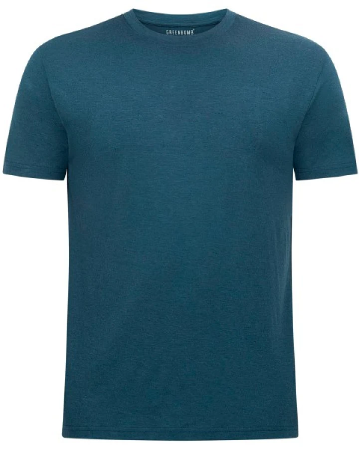 GreenBomb - Basic Loom - Merinoshirt Gr XL blau