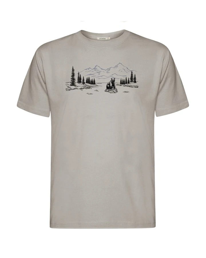 GreenBomb - Bear River Fusion - T-Shirt Gr M grau